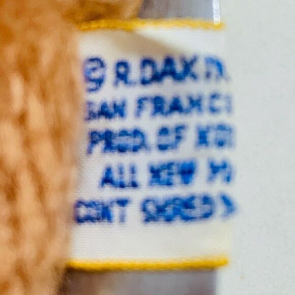 Vintage R. Dakin Bunny 1975 Plush Rabbit Stuffed Animal Collectible Toy - Picture 5 of 6